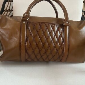 COPY - Wilsons Suede and Leather-Duffle, Travel, Tote Bag-New without tags